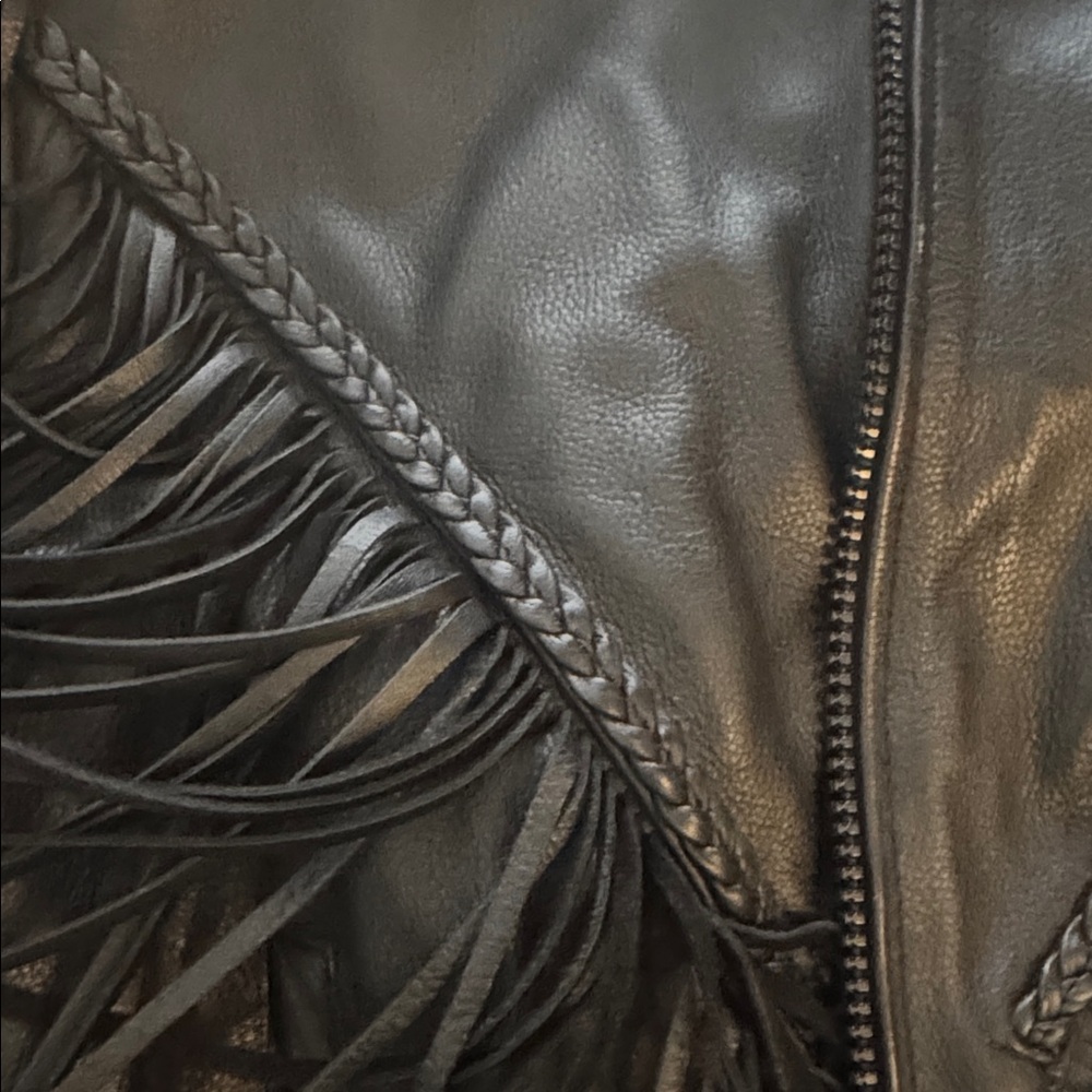 Harley Davidson Fringe Leather Jacket - Picture 2 of 6